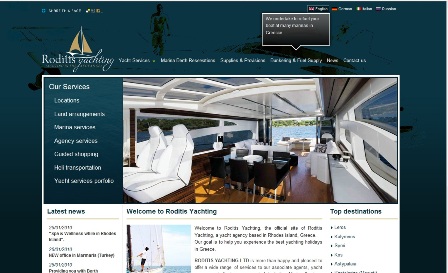 Roditis yacht charter in Greece