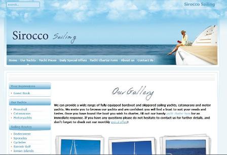 sirocco sailing yacht charter in Greece
