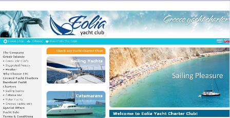 Eolia Yacht Charter in Greece